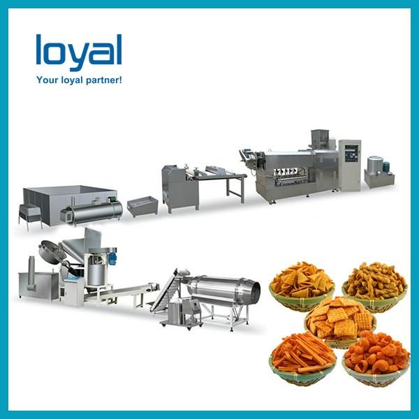 Fully Automatic Twin Screw Extruder Fried Pizza Rolls Shell Crispy Snacks Making Extruder Machine